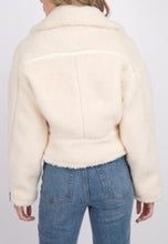 Load image into Gallery viewer, Two Zipper Pocket Teddy Moto Jacket