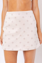 Load image into Gallery viewer, Eco Suede Star Mini Skirt