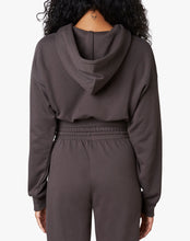 Load image into Gallery viewer, Hooded Cropped Sweatshirt