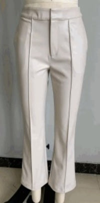 High Waist Leather Pants