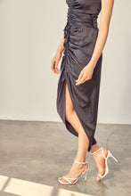 Load image into Gallery viewer, Satin Midi Skirt