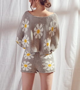 Daisy Knit Sweater