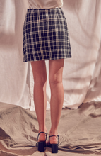 Load image into Gallery viewer, Plaid High Waist Mini Skirt