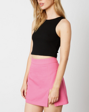 Load image into Gallery viewer, ALine Slit Mini Skirt