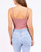 Load image into Gallery viewer, Daisy Trim Ribbed Thing Bodysuit