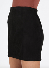 Load image into Gallery viewer, High Waisted Eco Suede Skirt