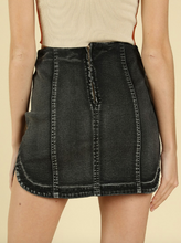 Load image into Gallery viewer, Denim Round Hem Mini Skirt