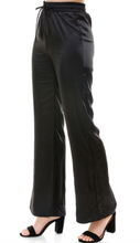 Load image into Gallery viewer, Satin Drawstring Wide Leg Pants