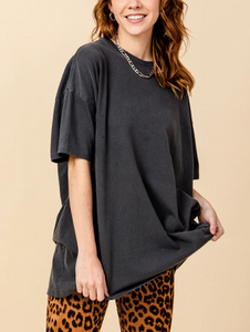 Distressed Oversized T Shirt