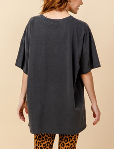 Distressed Oversized T Shirt