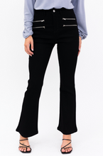 Load image into Gallery viewer, High Waist Stretch Flare Zipper Jean