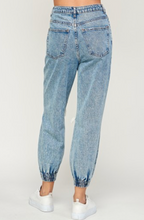 Load image into Gallery viewer, Destroyed Denim Joggers