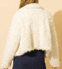 Load image into Gallery viewer, Furry Shawl Collar Coat
