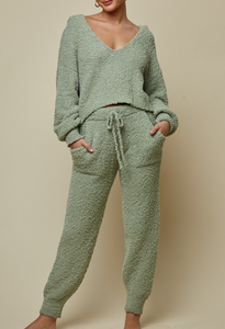 Teddy Sweater Top & Pants Set