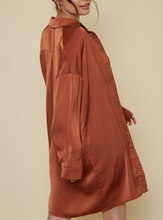 Load image into Gallery viewer, Satin Mini Dress Set