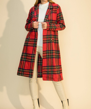 Load image into Gallery viewer, Plaid Blazer Coat