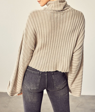 Load image into Gallery viewer, Rib Turtleneck Sweater