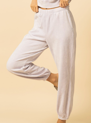 Velvet Acid Wash Joggers