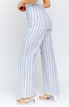 Load image into Gallery viewer, High Waisted Wide Leg Striped Pants