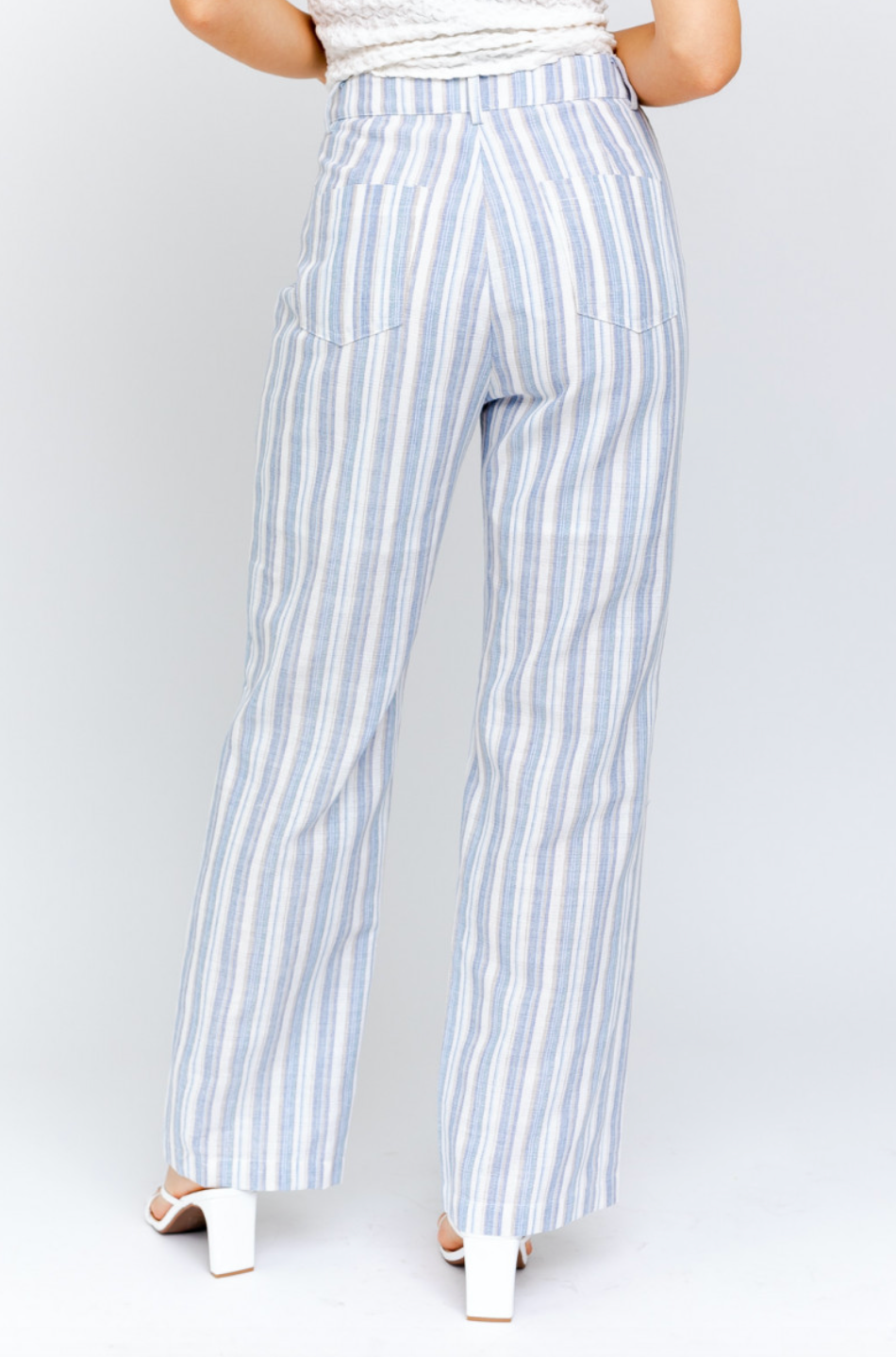 High Waisted Wide Leg Striped Pants – shop hey chick