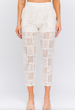 Load image into Gallery viewer, Lace Straight Pants