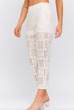 Load image into Gallery viewer, Lace Straight Pants