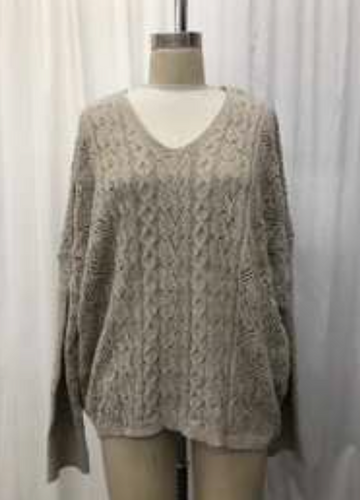 Oversized Open Knit Sweater