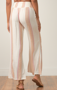 Striped Wide Leg Flowy Pants