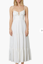 Load image into Gallery viewer, Tie Strap Tiered Maxi Dress