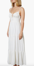 Load image into Gallery viewer, Tie Strap Tiered Maxi Dress