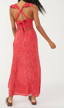 Load image into Gallery viewer, Floral Crop Top Maxi Skirt Set