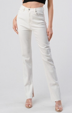 Load image into Gallery viewer, High Waisted Side Slit Jeans
