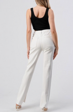 Load image into Gallery viewer, High Waisted Side Slit Jeans