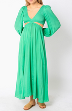Load image into Gallery viewer, Smocking Cut Out Maxi Dress