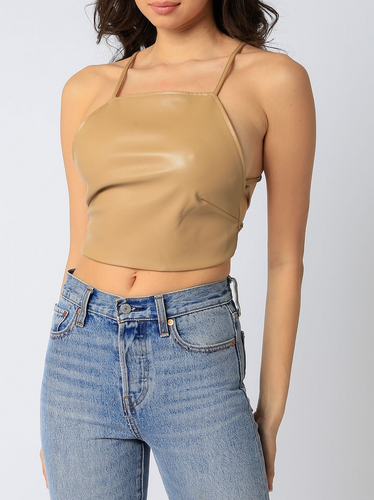 Criss Cross Back Crop Top