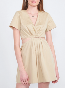 Cut Out Detail Mini Dress