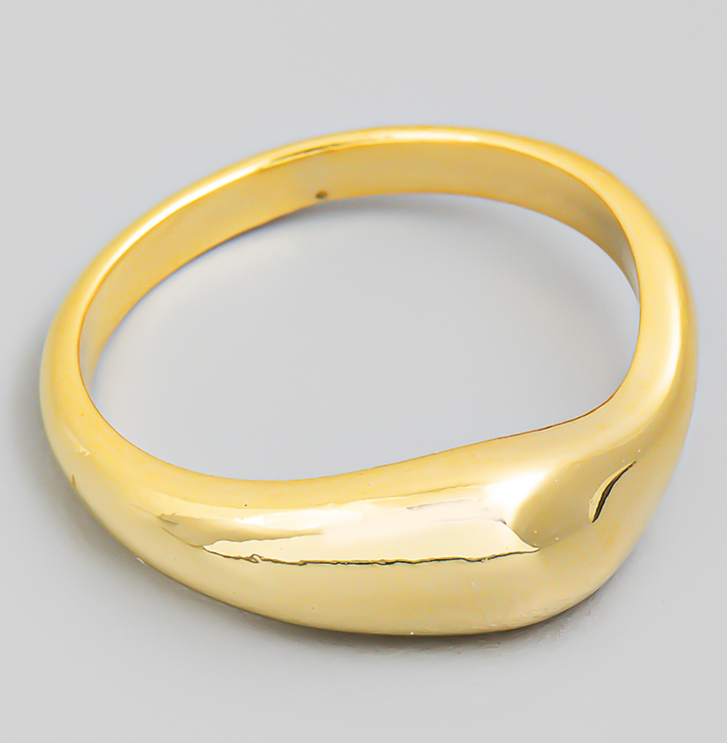 Metallic Minimalist Fashion ring