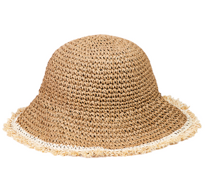Straw Braided Fashion Bucket Hat