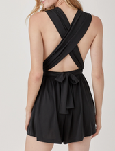 Load image into Gallery viewer, Halter Waist Banded Romper