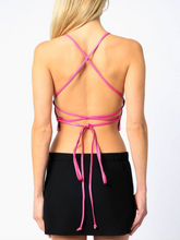 Load image into Gallery viewer, Criss Cross Back Crop Top