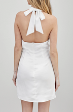 Load image into Gallery viewer, Halter Pleated Detail Dress