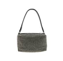 Load image into Gallery viewer, Rhinestoned Leather Shoulder Bag