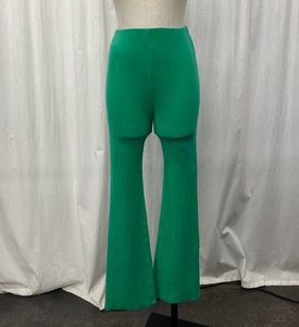 High Waisted Ribbed Flare Pants
