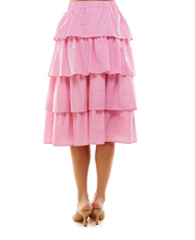 Load image into Gallery viewer, Tiered Midi Skirt