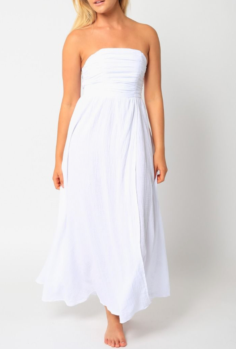 Ruched Midi Dress