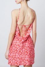 Load image into Gallery viewer, Floral Halter Mini Dress