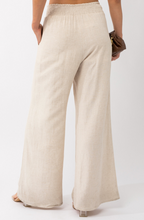 Load image into Gallery viewer, Smocking Waist Wide Leg Pants