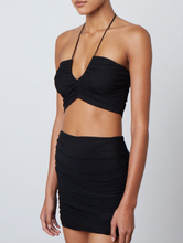 Load image into Gallery viewer, Halter Ruched Crop Top
