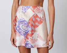 Load image into Gallery viewer, High Waist A Line Mini Skirt