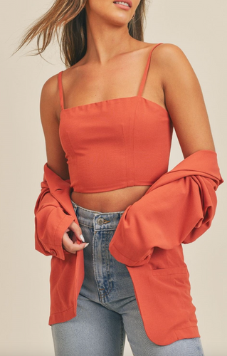 Sleeveless Crop Top